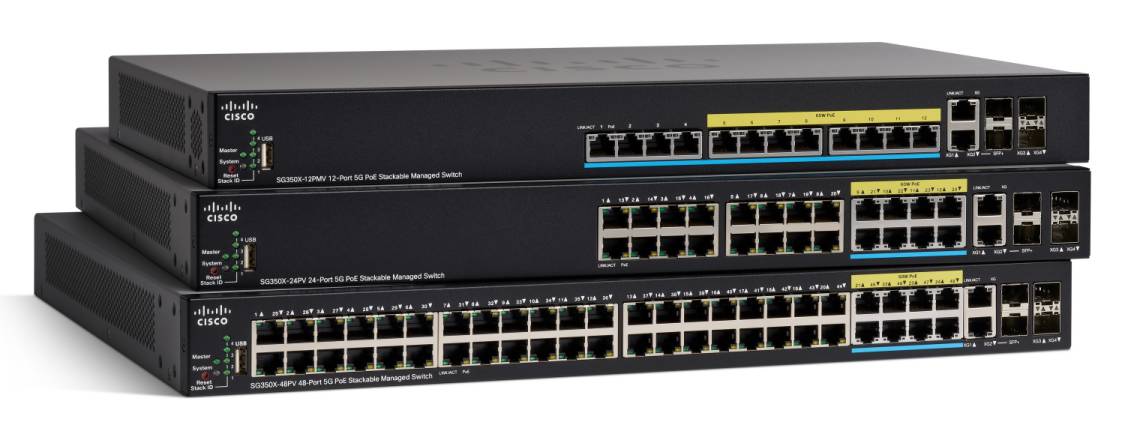 Product image of Cisco 350X Series Stackable Managed Switches