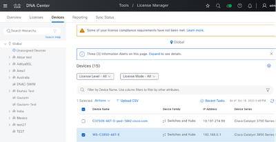 Exemples d'utilisation de Cisco Catalyst Center