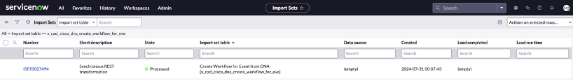 Filter Out Import Set Entry