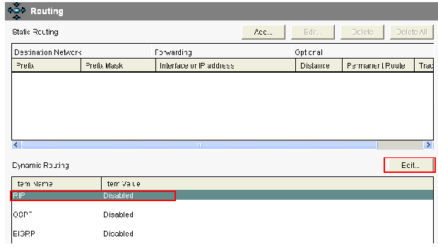 Configure Dynamic Routing