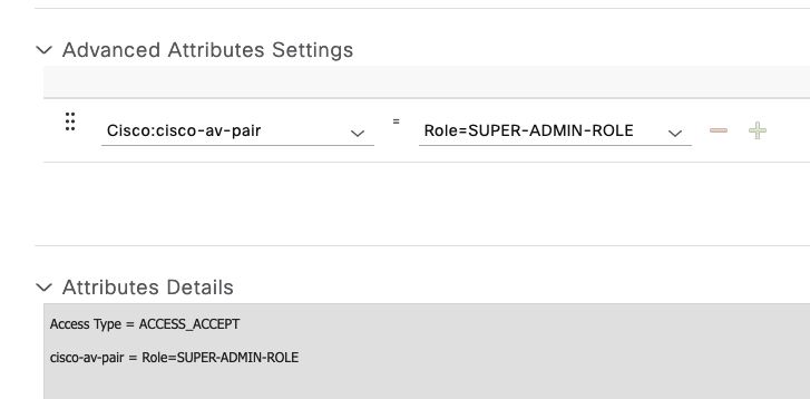 cisco-av-pair attribute