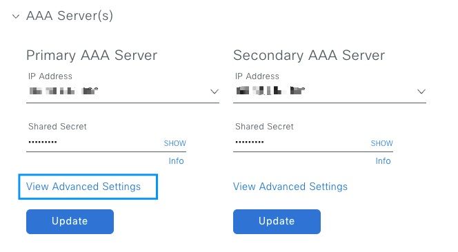 Verify RADIUS Option