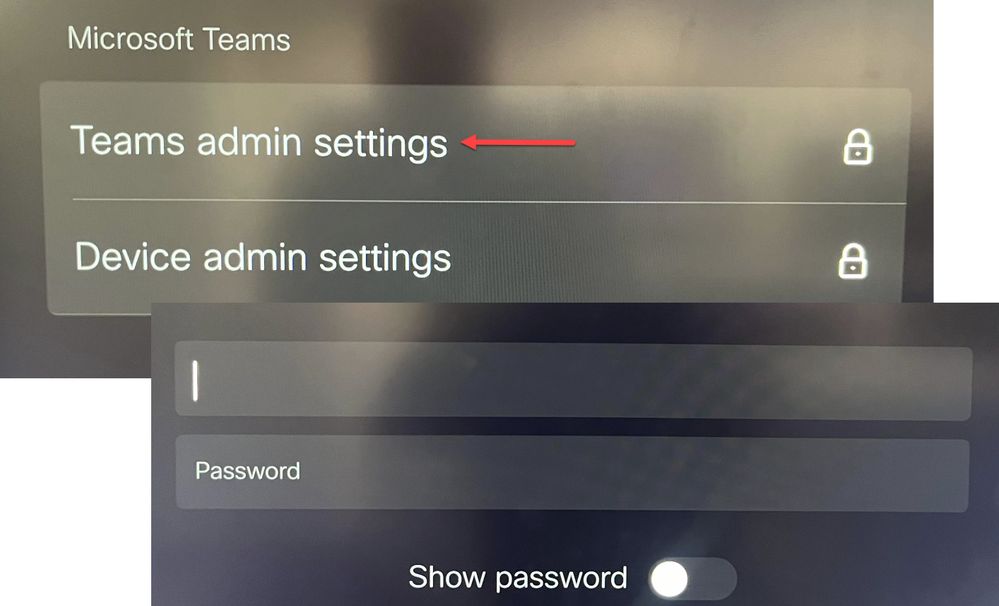 Device Settings Teams Admin Settings