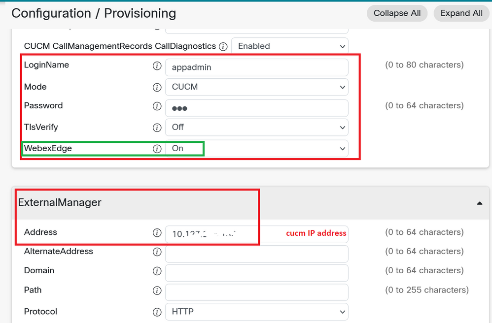 Provisioning Configuration