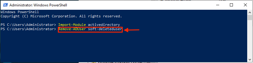 Power Shell user deletion 2