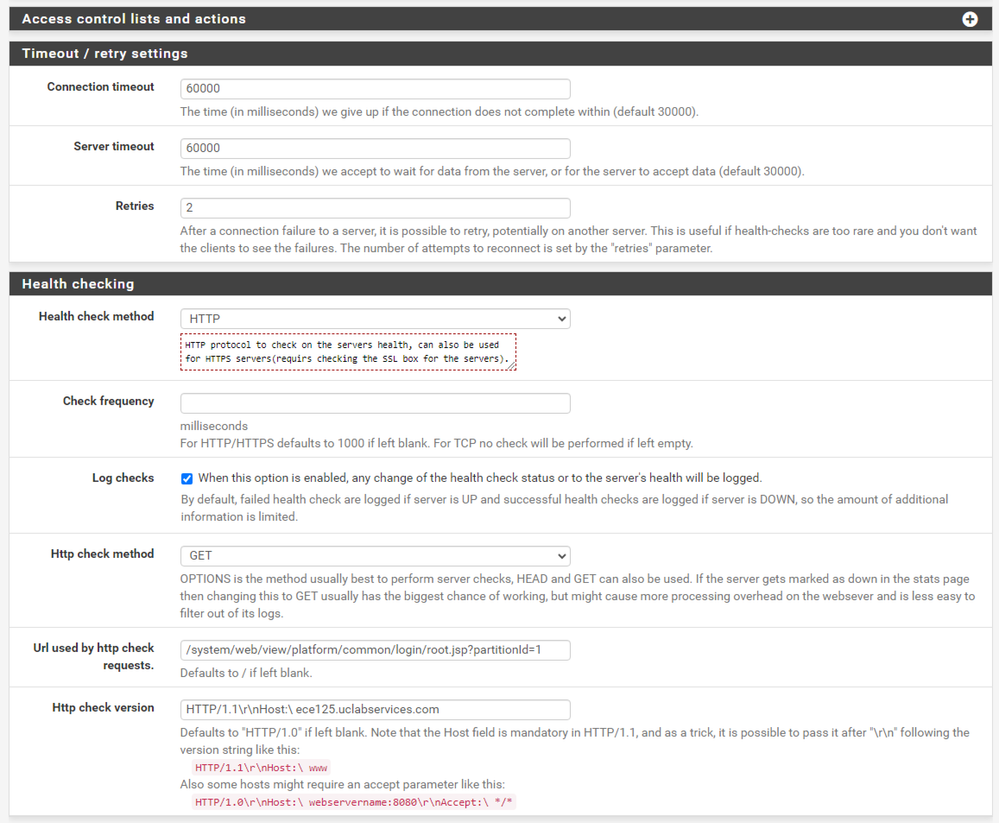 HAProxy Backend - Health checking