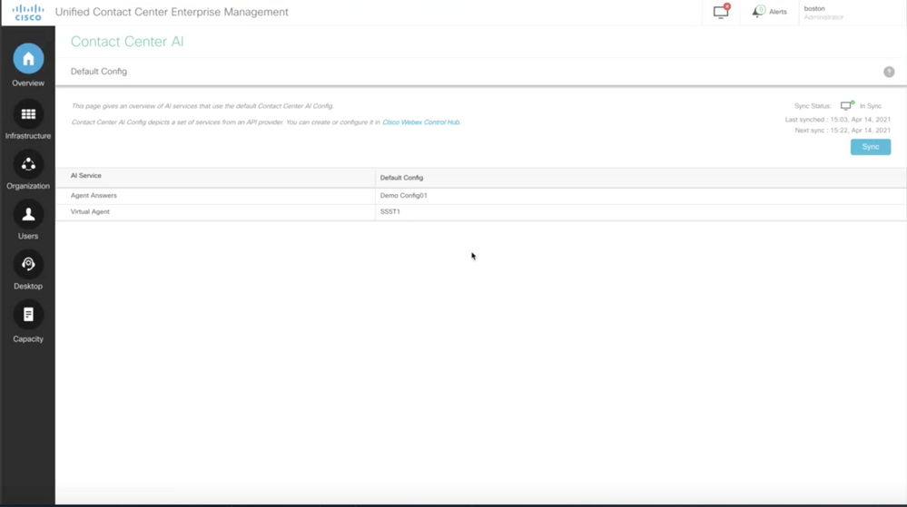 Configure CCE Virtual Agent Voice Cloud-based Connector - Cisco