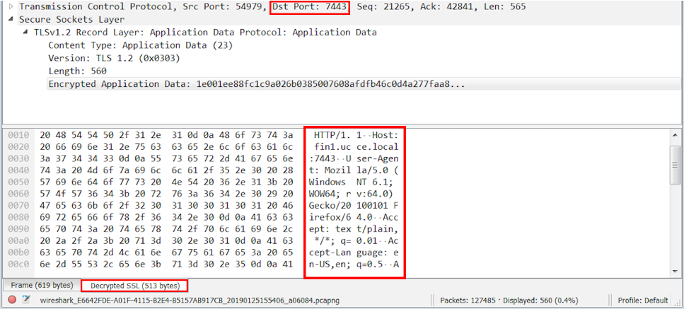 Decrypted SSL