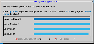 Proxy Configuration