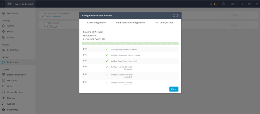 DR Network Configuration