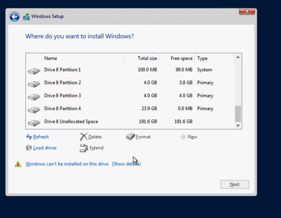 Boot from iscsi Target with MPIO - Windows installation environment