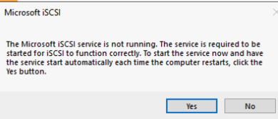 Boot from iscsi Target with MPIO - Restart iscsi service automatically