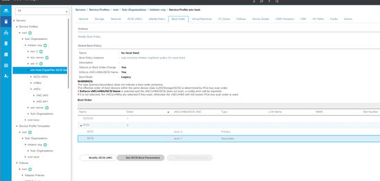 Boot from iscsi Target with MPIO - Choose boot order