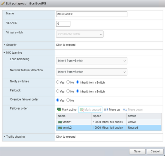 Boot from iscsi Target with MPIO - Override failover order