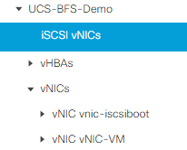 Configure UCS - Navigate to iscsi vnic