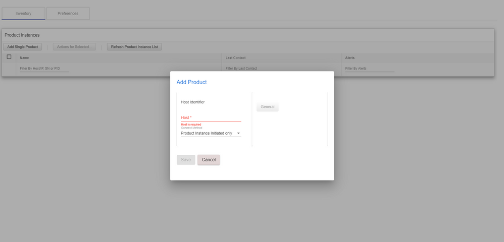 Push Method Configuration