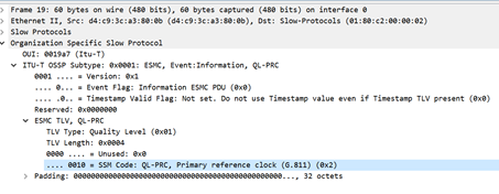 ESMC Packet Capture That Shows the QL