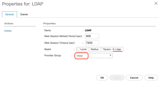 LDAP UCS set up GUI