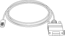 RJ-45-zu-DB-9-Buchse