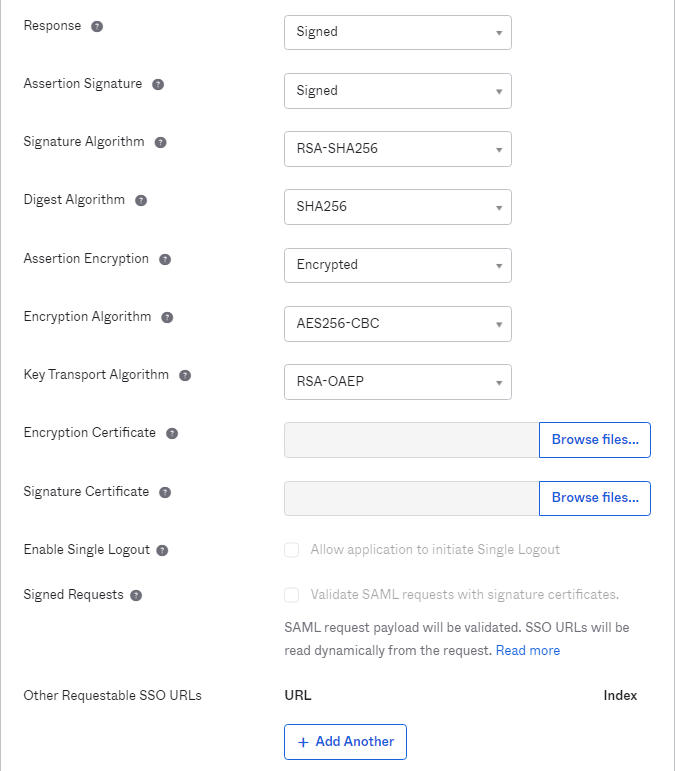 Configure SAML 2