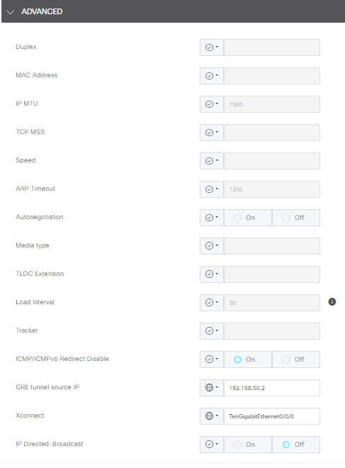 Geavanceerde configuratie