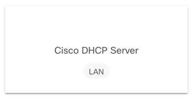 DHCP SERVER