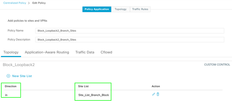 Custom Control Policy Direction 2