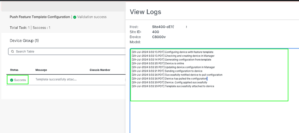 View Logs