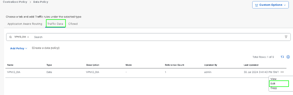 Select Traffic Data