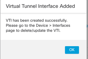 Virtual Tunnel Interface hinzugefügt