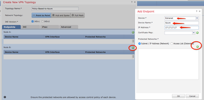 FMC Configuration Site-to-Site VPN - Add Subnet