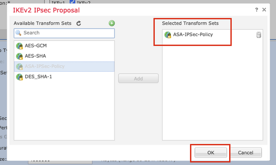 Search for IKEv2 IPsec Proposal