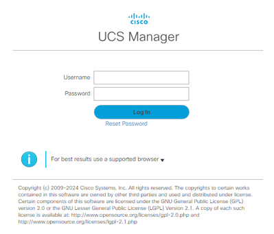 UCS Manager Login Screen without a Separate Authentication Domain