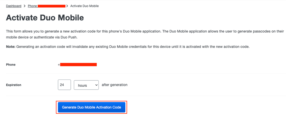 Duo Activation Code