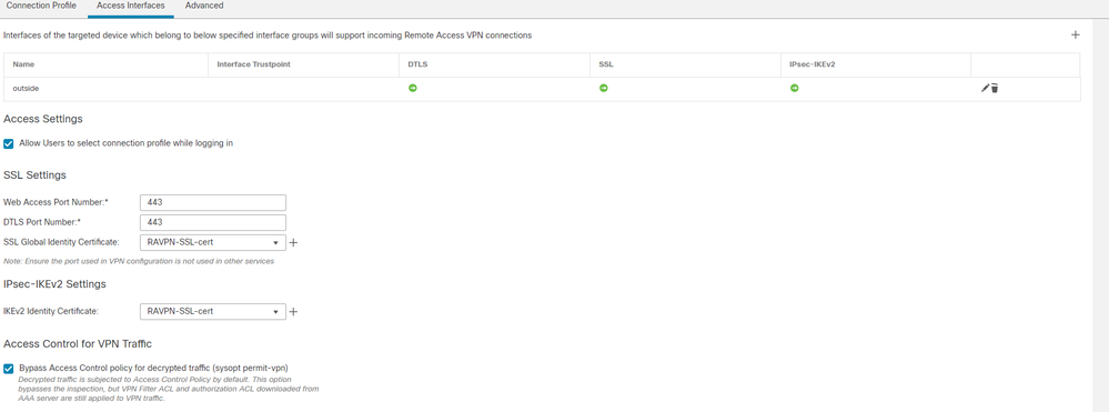 FMC - Access Interfaces