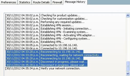 AnyConnect Reconnect Behavior - Session disconnect logs in AnyConnect Message History