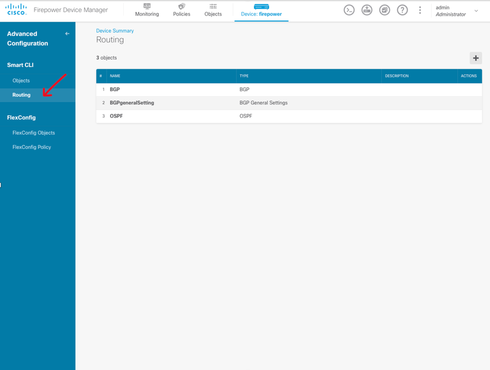 Selezione routing per OSPF