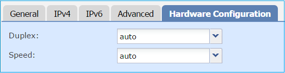 Interface IP Settings