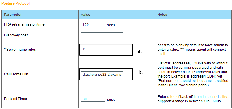 Cisco ISE-poortinstellingen - ISE-poortprofielinstellingen definiëren