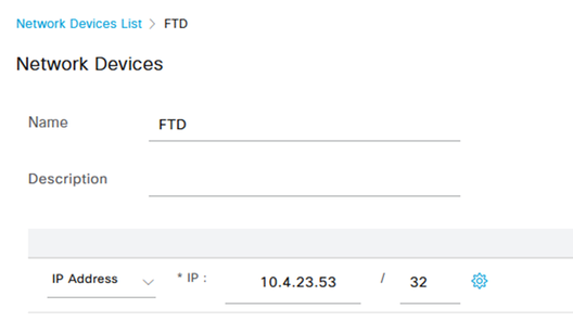 FTD als NAD hinzufügen