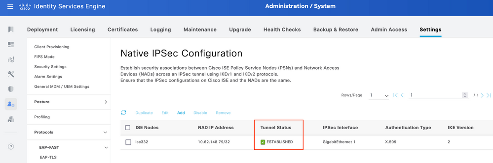 IPSEC 확인