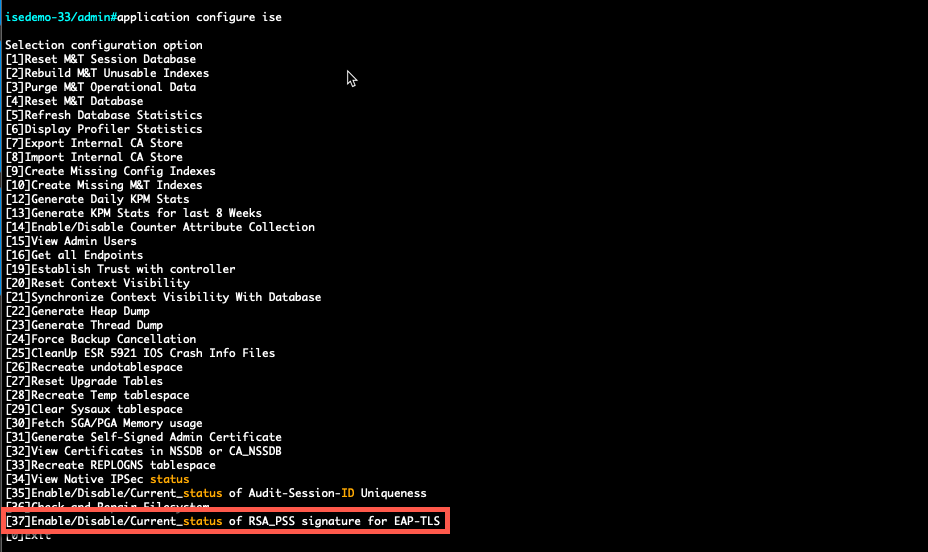 Optie om RSA_PSS voor EAP-TLS uit te schakelen/in te schakelen