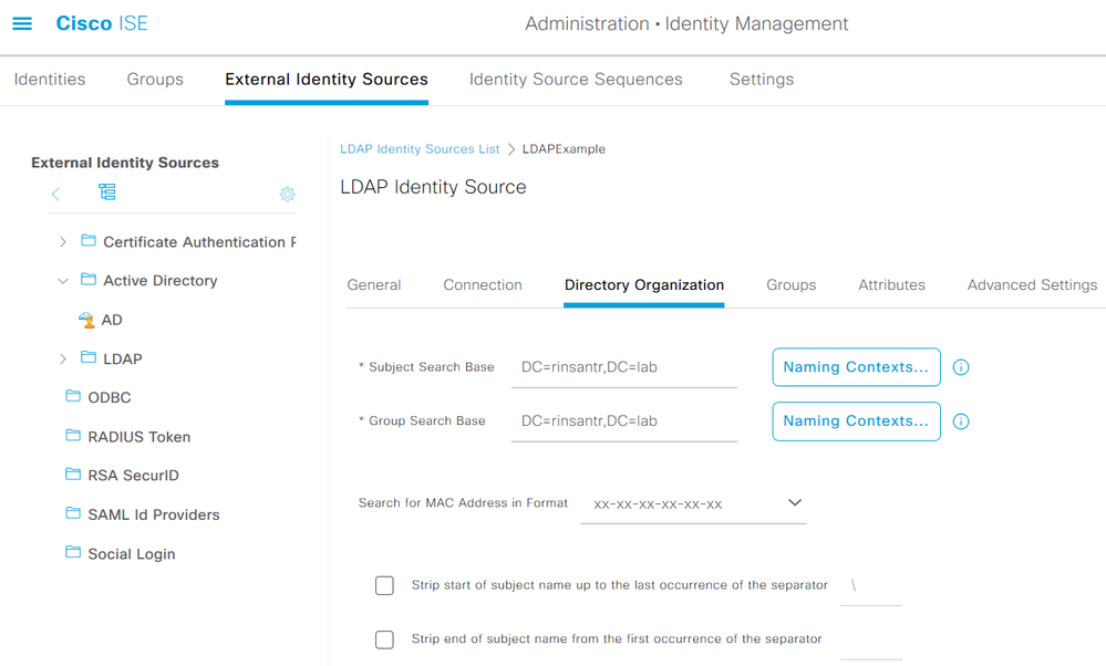 LDAP Directory Organization