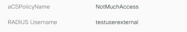 Verify if the User Attributes have been Retrieved - External User