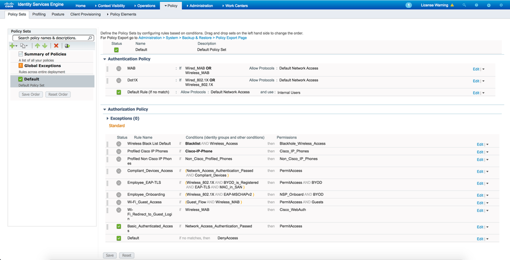 Configure Authentication and Authorization Policies on External RADIUS Server for Proxy Requests from ISE