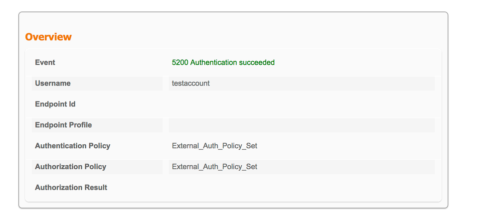 Verify Chosen Policy Set for Request in ISE