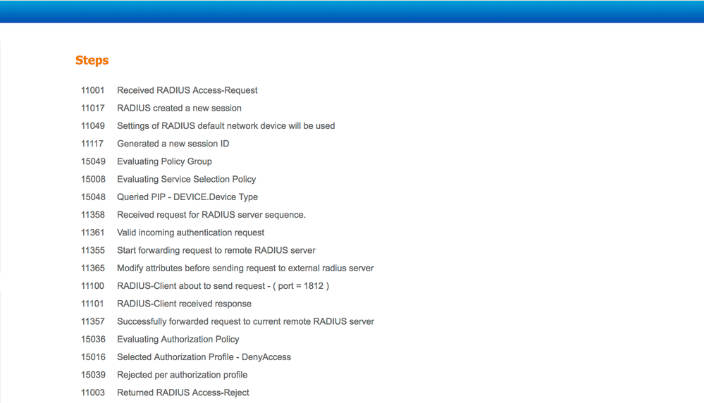 Troubleshoot Authorization Rejection Based on Authorization Policies in ISE