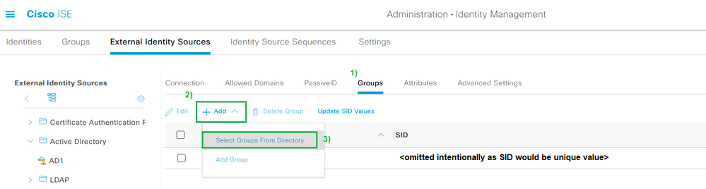 Configure EAP-TLS Authentication with ISE - Add Group From Directory