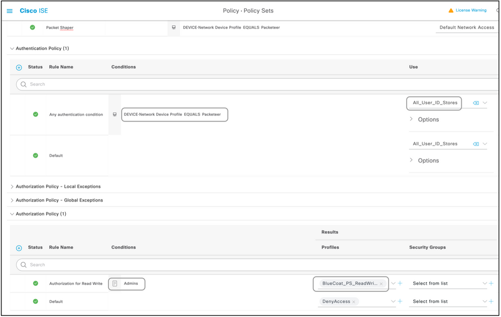 Cisco ISE 패킷 셰이퍼