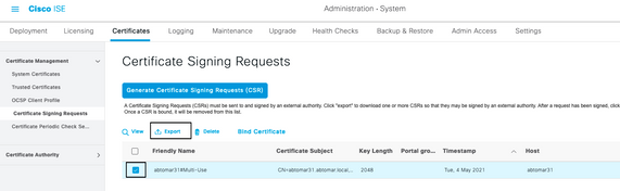 Certificate Signing Requests